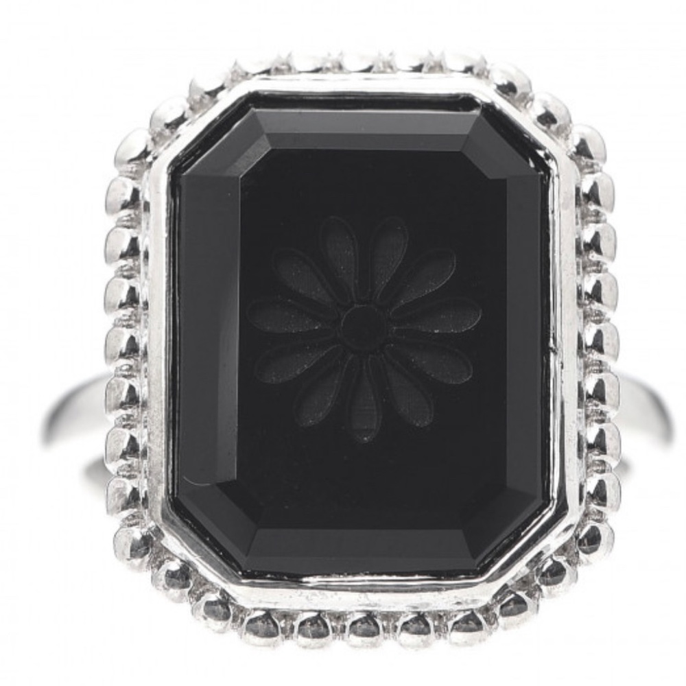 ⭐️Tiffany & Co⭐️
Sterling Silver Black Onyx Ziegfeld Daisy